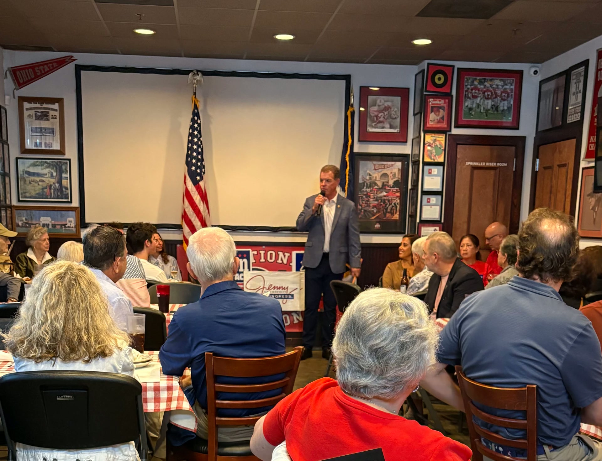 Dave Ferguson speaking at a community gathering